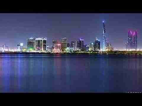 جولة في مملكة البحرين - المنامة - شارع المعارض - جسر الملك فهد