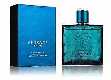 Versace Eros Eau de Toilette Spray for Men, 3.4 Fl Oz, 3.4 Fl Oz(Pack of 1)