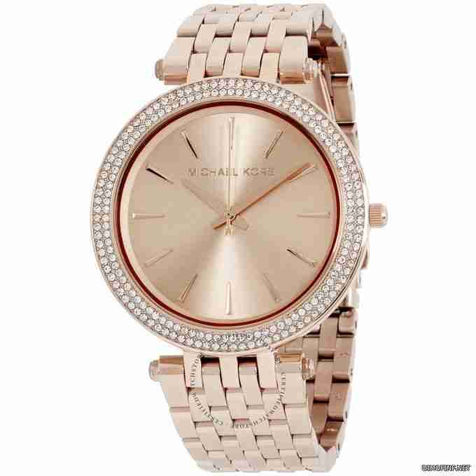 Michael Kors MK3192 ساعة حريمي ستانلس ستيل - روز جولد